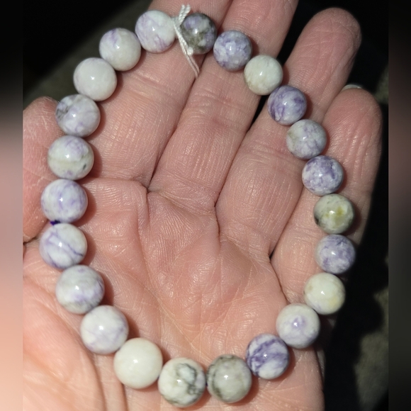 🐰SALE🐰 8mm Tiffany Stone Bracelet - Picture 4 of 5